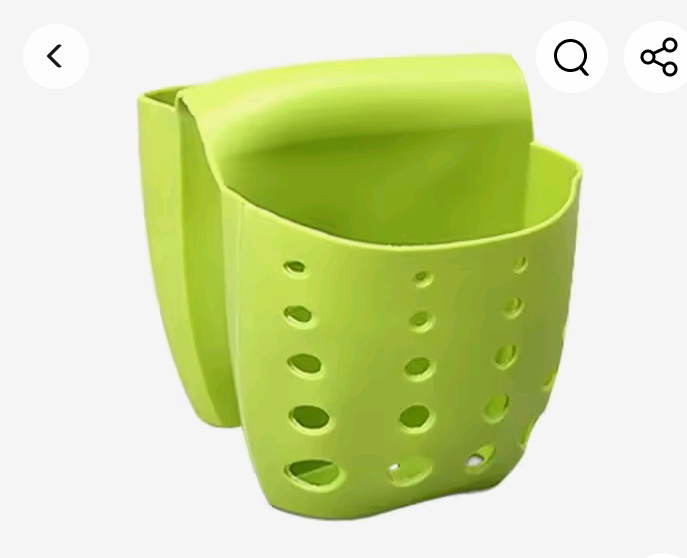 Kitchen Storage Drain Basket Sink Holder Adjustable Soap Sponge Shelf Double Saddle Style Drain Rack