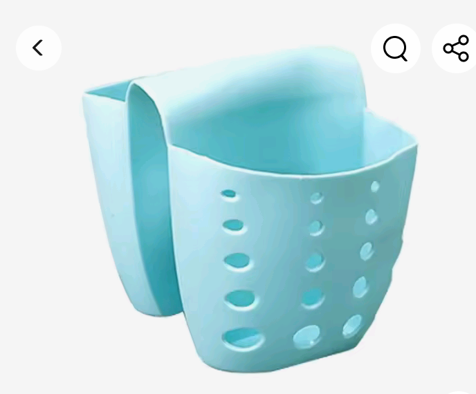 Kitchen Storage Drain Basket Sink Holder Adjustable Soap Sponge Shelf Double Saddle Style Drain Rack